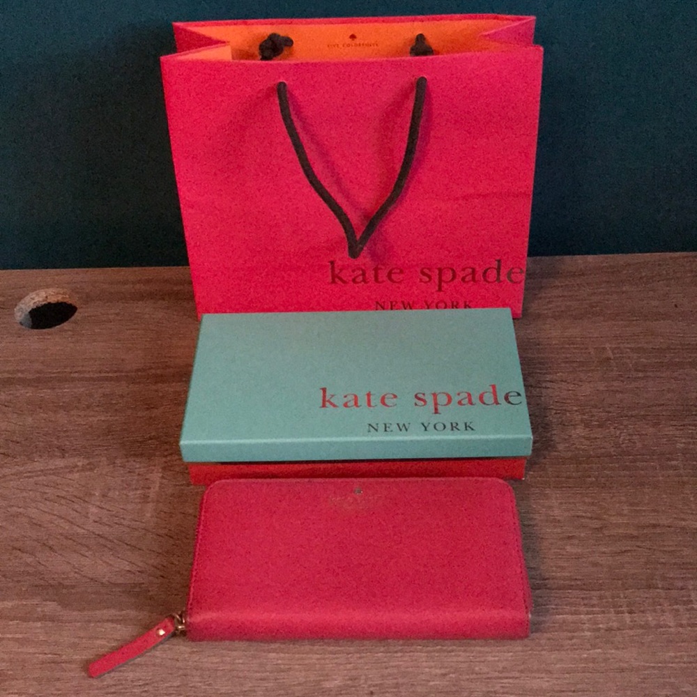 Pink Kate Spade Wallet
